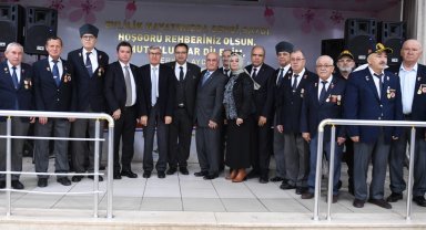 Bursa'da şehit ve gazi yakınlarından Başkan Aydın'a büyük ilgi