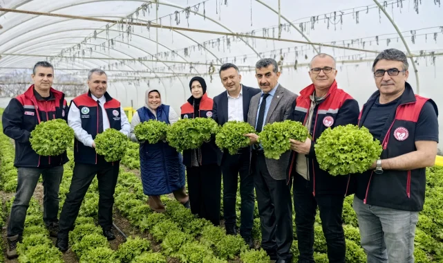 Bursa'da 'Yeşilliğe Özen Sofrada Güven' hasadı