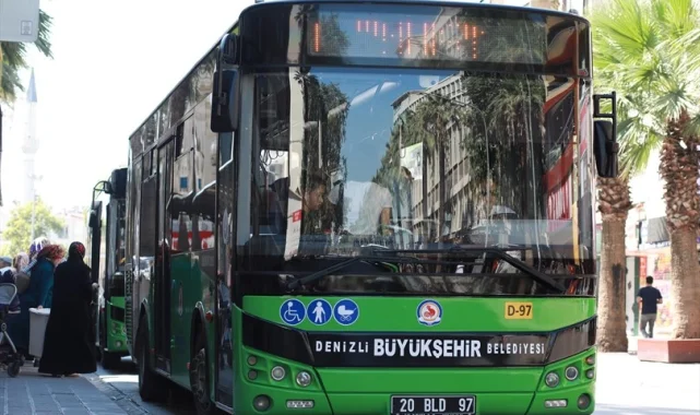 Denizli Büyükşehir Belediyesi'nden toplu ulaşımda yeni dönem