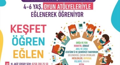Denizli Büyükşehir'den çocuklara özel atölyeler