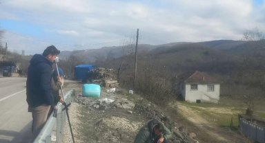 Düzce Yığılca yolu iyileştiriliyor