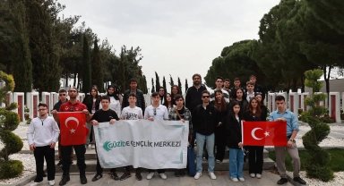 Gebze'den Çanakkale'ye giden sporcuları; "Güzide" gençler karşıladı