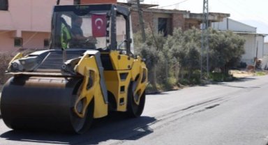 Hatay Büyükşehir yol çalışmalarında hız kesmiyor