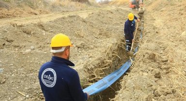 Honaz Kaklık'ta asbest borular tarihe karışıyor