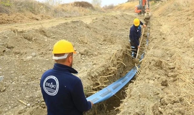 Honaz Kaklık'ta asbest borular tarihe karışıyor