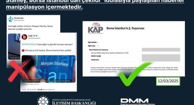 İletişim'den 'Morgan Stanley' haberlerine açıklama