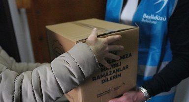 İstanbul Beylikdüzü'nde ihtiyaç sahiplerine 5 bin koli destek