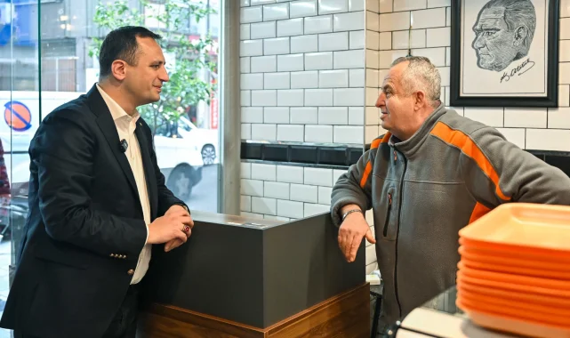 İzmir Bornova'da esnafa destek ziyareti