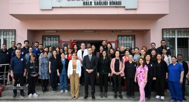 İzmit Bornova'da Başkan Eşki, 14 Mart Tıp Bayramı ziyareti