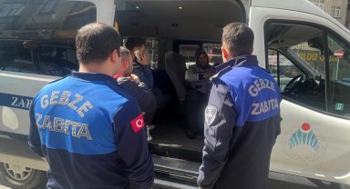 Kocaeli Gebze zabıtası dilencilere izin vermiyor
