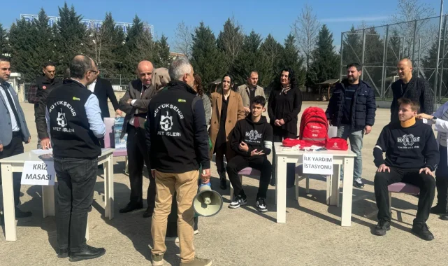 Kocaeli'den deprem haftasına özel etkinlikler