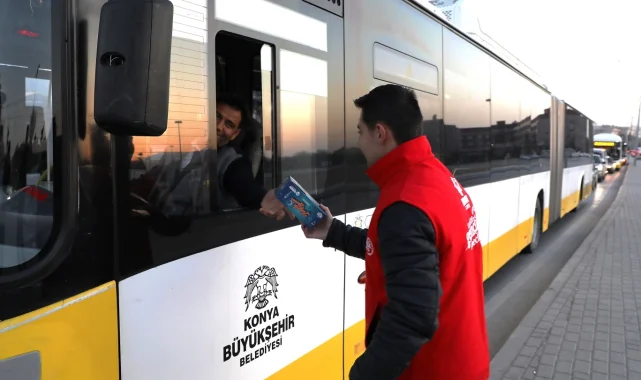 Konya'da "İftara 5 Kala" ikramı!