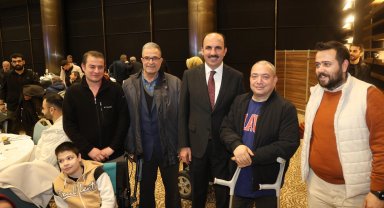 Konya'da özel gereksinimli bireyler aynı sofrada