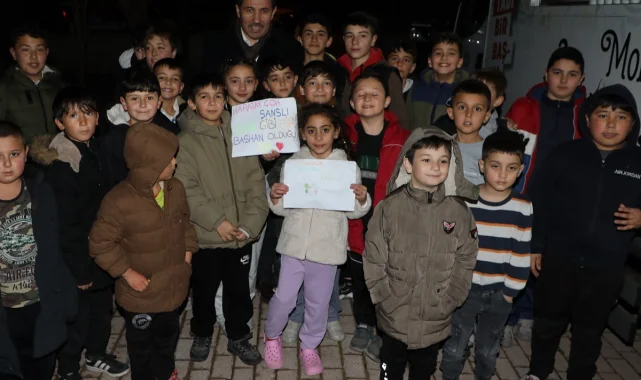 Konyalı çocuklardan Başkan Kılca'ya sürpriz