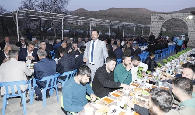 Mardin Yeşilli'de MHP'nin iftarına büyük ilgi