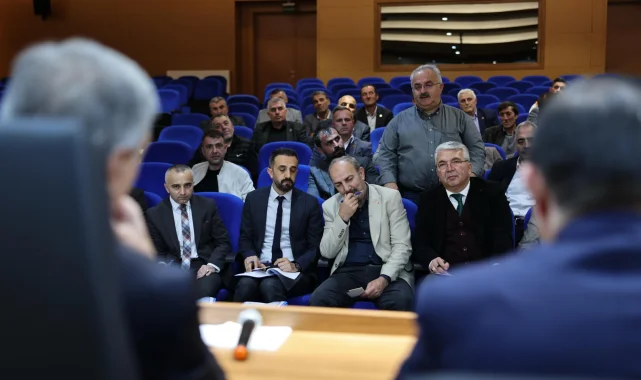 Sakarya'da Başkan Alemdar Kocaali'nin muhtarlarını dinledi