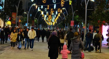 Sakarya'da Çark Caddesi süslendi