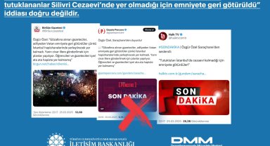 Silivri'de tutuklulara yer kalmadığı iddialarına İletişim'den yanıt