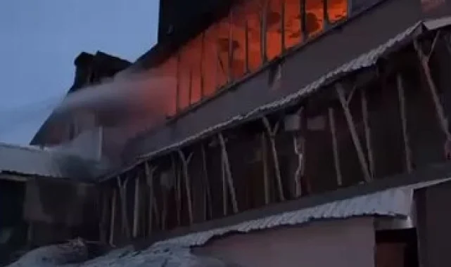Uludağ'da kapalı otelde yangın! 2 ölü