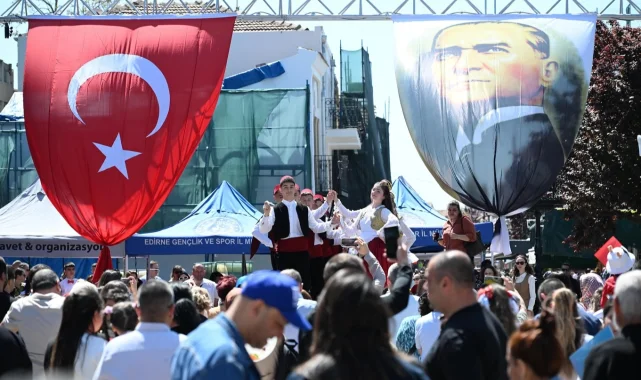 7 ülkeden çocuklar Edirne'de buluştu