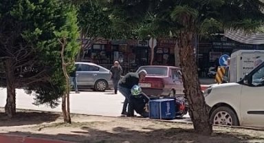 Antalya Kumluca'da kaza: Kurye yaralandı, sürücü kaçtı