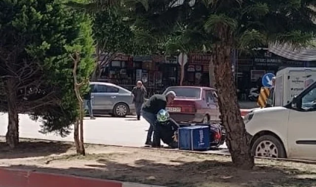 Antalya Kumluca'da kaza: Kurye yaralandı, sürücü kaçtı
