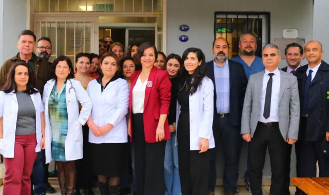 Başkan Kınay'dan çalışanlarına anlamlı ziyaret "Birlikte Daha Güçlüyüz"