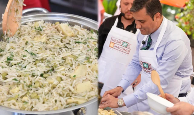 Başkan Zeyrek'ten "Enginarlı Mesirli Bahar Pilavı"