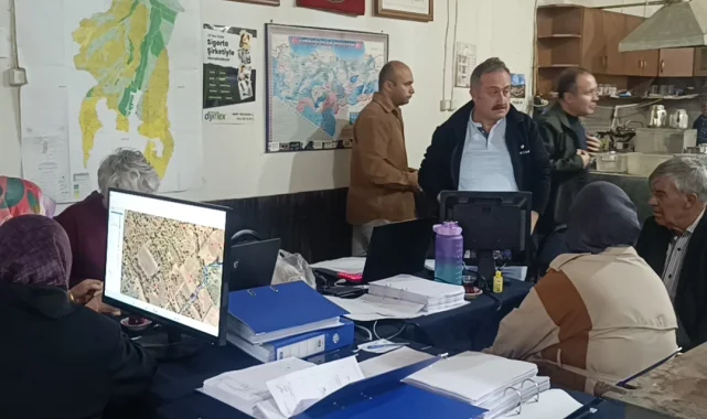 Bilecik Pazaryeri'nde DSİ'nin toplulaştırma çalışmaları sürüyor
