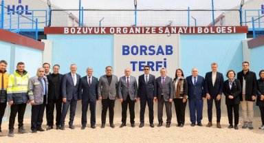 Bozüyük OSB'de modern su deposu ve terfi binası açıldı