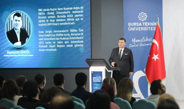BTÜ Konuşmaları'na Gıyasettin Bingöl konuk oldu