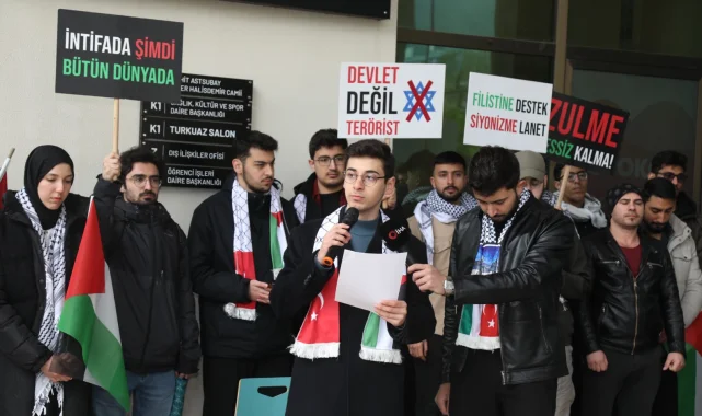 BTÜ'lü öğrenciler Gazze için tek yürek