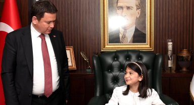 Bursa Osmangazi'de geleceğin başkanları koltuğa oturdu