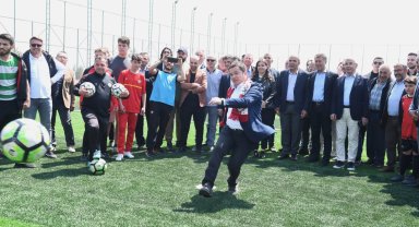Bursa'da amatör futbol camiası bir tesis daha kazandı