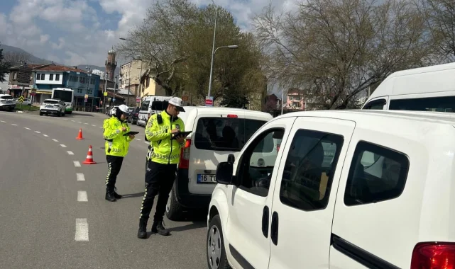 Bursa'da bayramlık trafik denetimlerinde 4 bine yakın sürücüye ceza