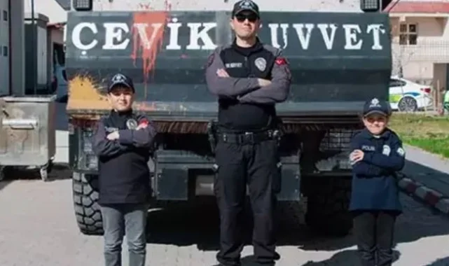 Çocuk polislerle 23 Nisan'a özel klip