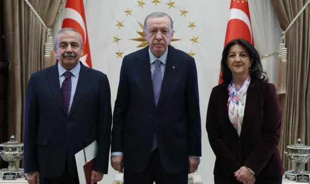 Cumhurbaşkanı Erdoğan, DEM heyetini kabul etti