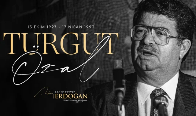 Cumhurbaşkanı Erdoğan'dan merhum Özal'a: Geride nadide miras bıraktı