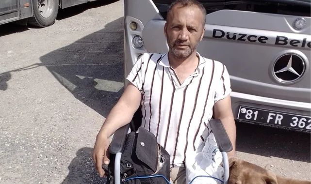 Düzce'de engelli bireyin acı sonu!