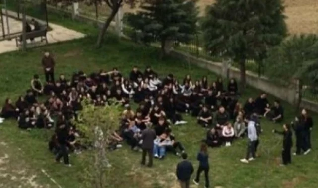 Edirne Keşan'da öğrenci protestosuna müdahale iddiası!