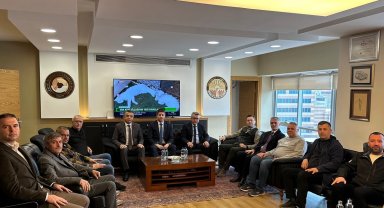 Edirne'de Ziraat Bankası yetkililerinin Keşan TSO ziyareti