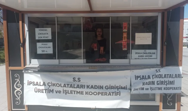 El yapımı çikolatalar Keşan'da satışta