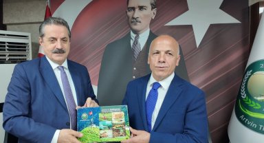 Faruk Çelik'ten Artvin Ticaret Borsası'na ziyaret
