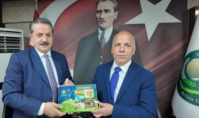 Faruk Çelik'ten Artvin Ticaret Borsası'na ziyaret