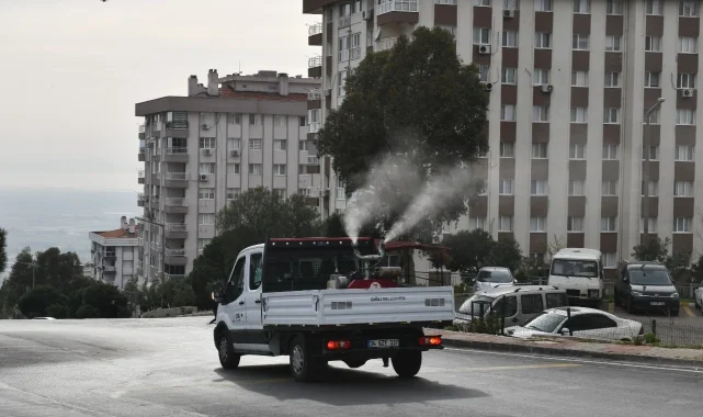 İzmir Çiğli'de ilaçlamada etkin mücadele