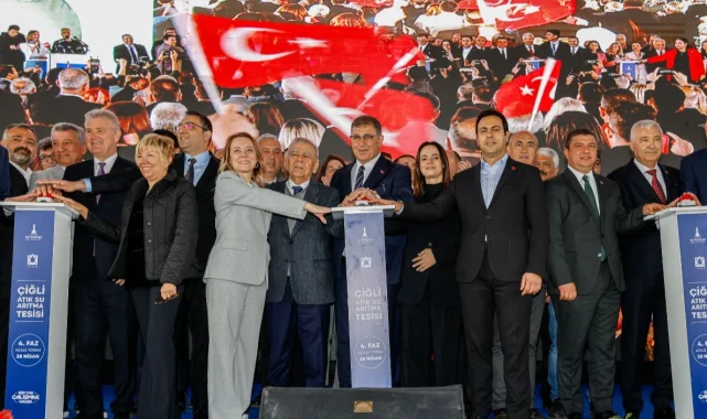 İzmir Körfezine yeni nefes! Çiğli Atıksu Arıtma Tesisi'nin 4. fazı açıldı!