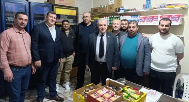 Keşan Sebze Bakkal ve Manavlar'dan Paşayiğit'e ziyaret