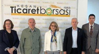 Keşan'da Uygulamalı Bilimler'den Ticaret Borsası'na ziyaret