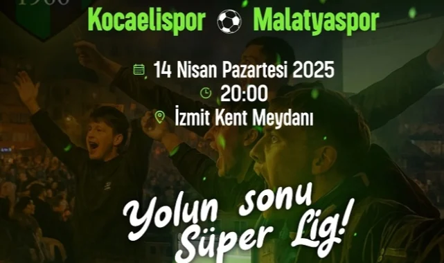 Kocaeli'de kalpler sahada, coşku meydanda