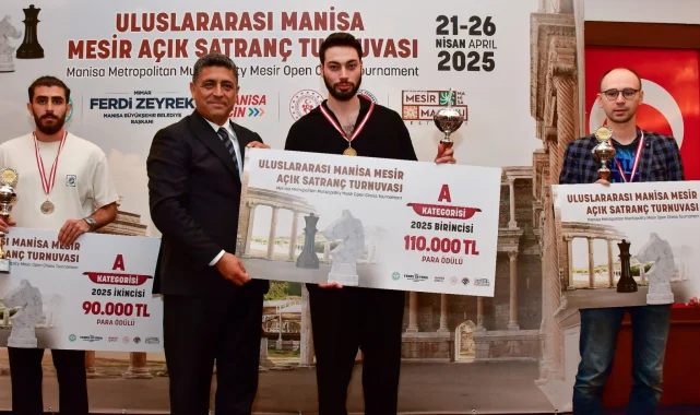 Manisa Festivali Satranç Turnuvası'nda şampiyon belli oldu